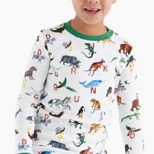 ERIC CARLE:  Pottery Barn Kids Organic Cotton ANIMAL ALPHABET 2pc Pajama Set